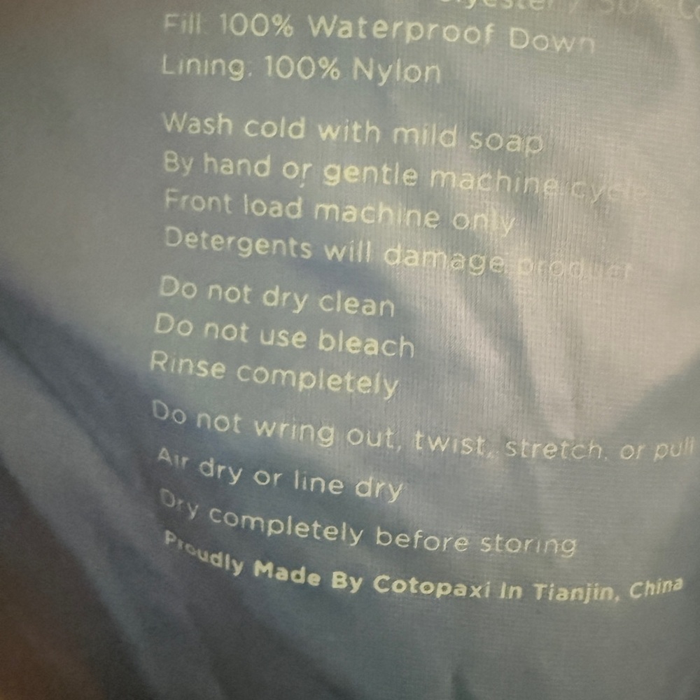 Cotopaxi unisex down filled waterproof vest Size XXL/M - Picture 5 of 8